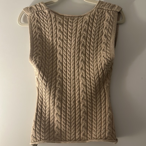 Cable Knit Vest - Picture 3 of 3